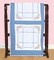 Jack Dempsey Stamped White Quilt Blocks 18"X18" 6/Pkg-Shades Of Blue